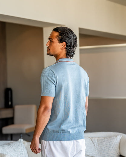 Polo Uomo indossato, vista completa