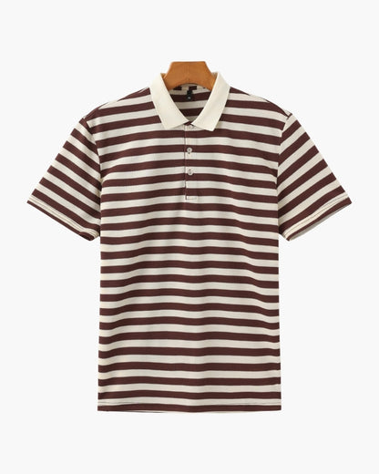 Dettaglio a righe — polo uomo