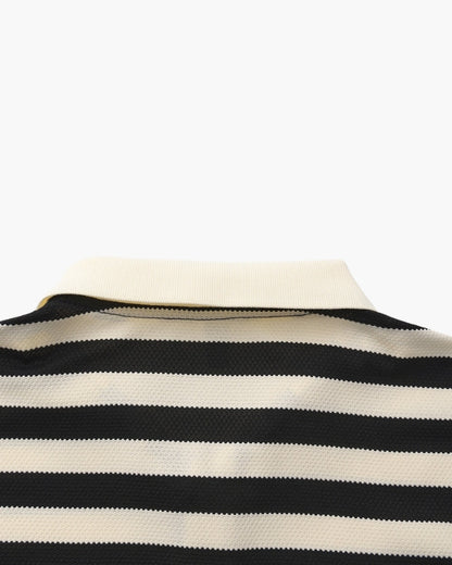 Polo Uomo in tessuto caldo, a righe — vista 7