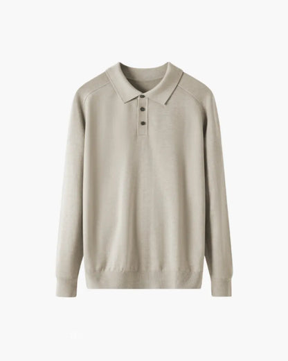 Polo Uomo in lana, manica lunga