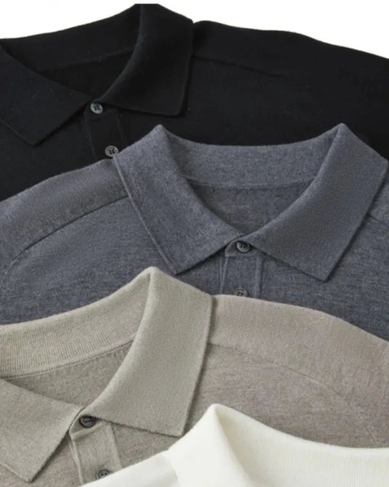 Polo Uomo indossato, vista completa