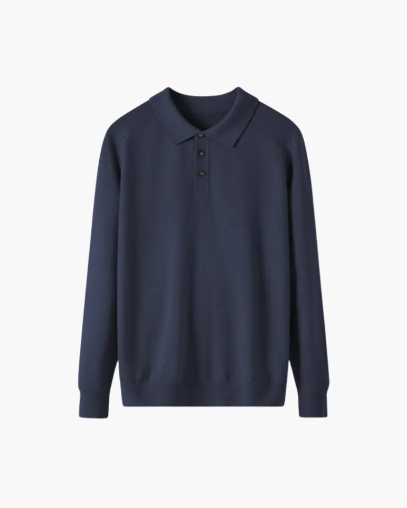 Polo Uomo in lana, manica lunga — vista 5