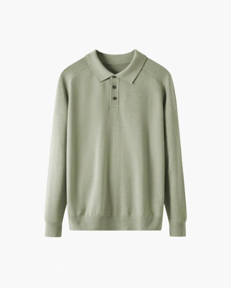 Polo Uomo in lana, manica lunga — vista 7