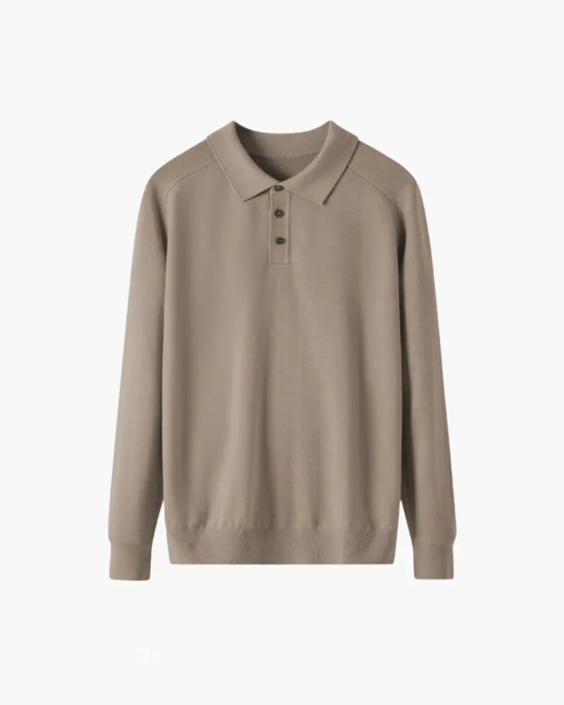 Polo Uomo in lana, manica lunga — vista 9