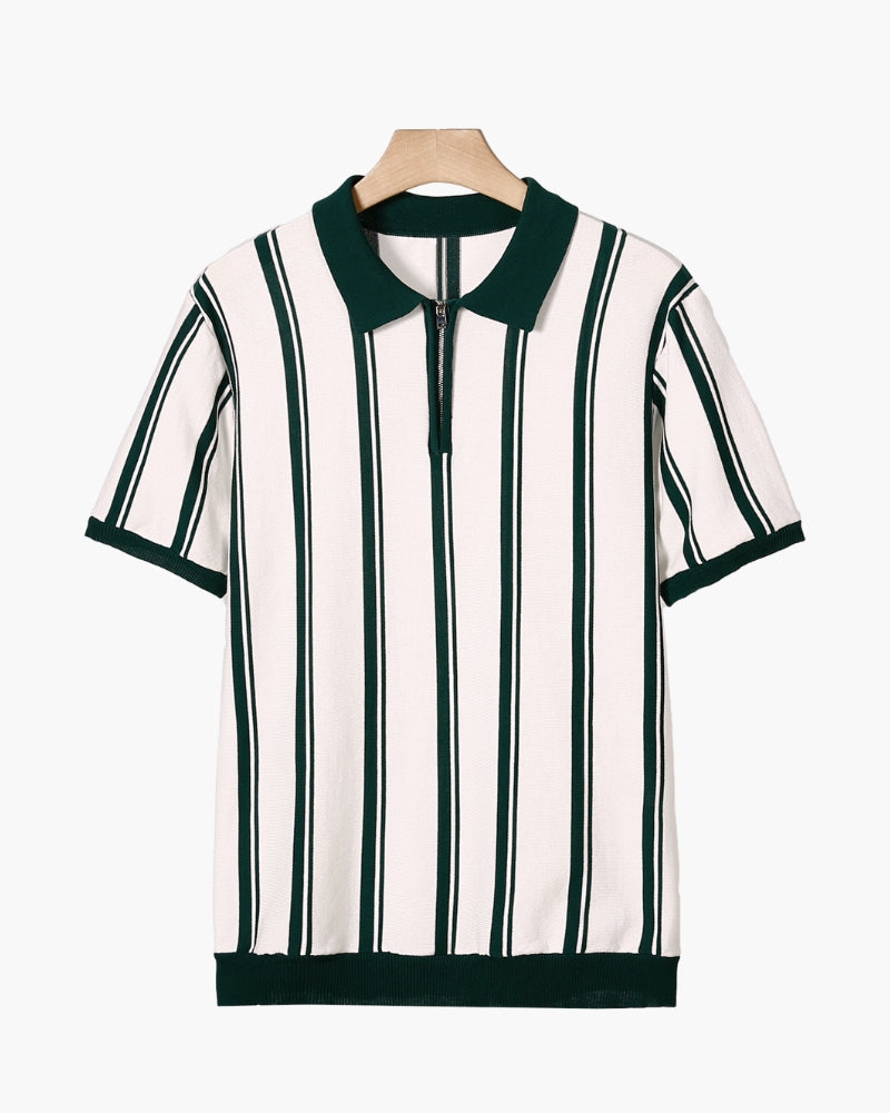 Dettaglio a righe — polo uomo