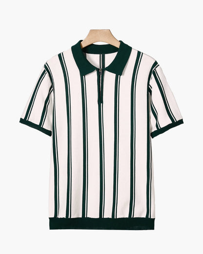 Dettaglio a righe — polo uomo