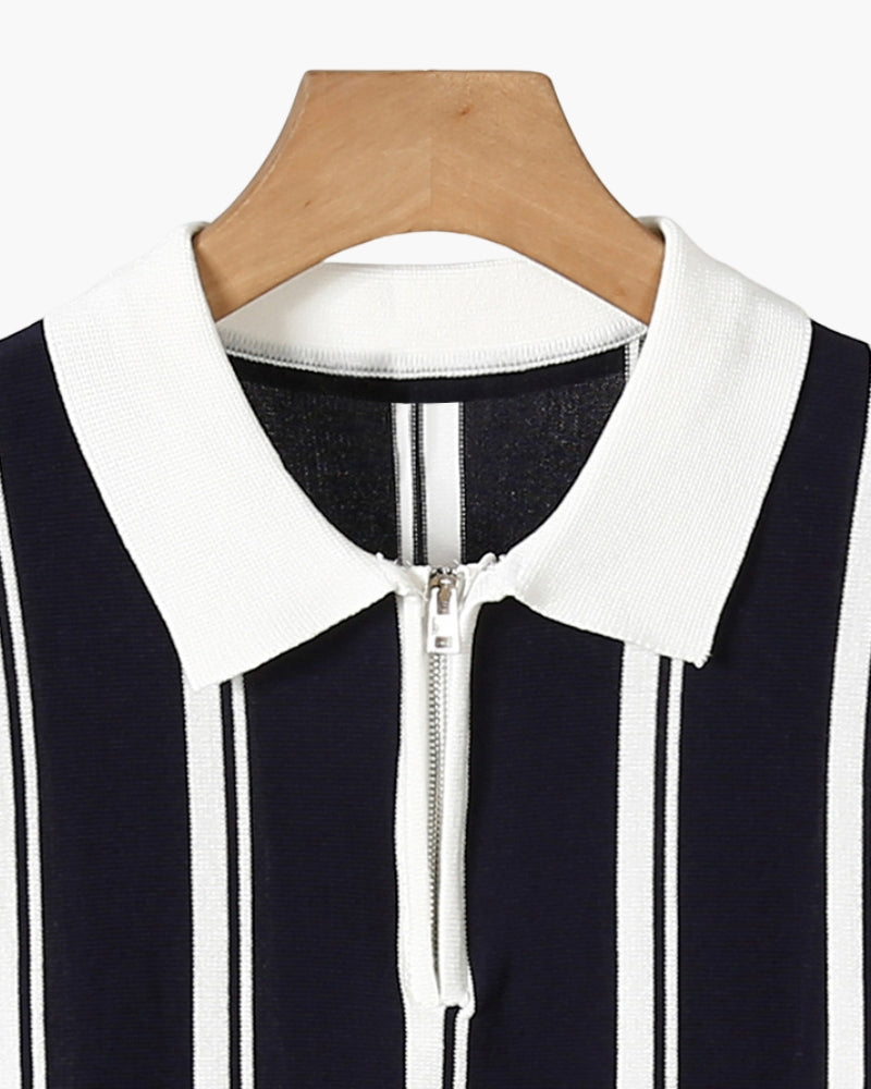 Polo Uomo indossato, vista completa