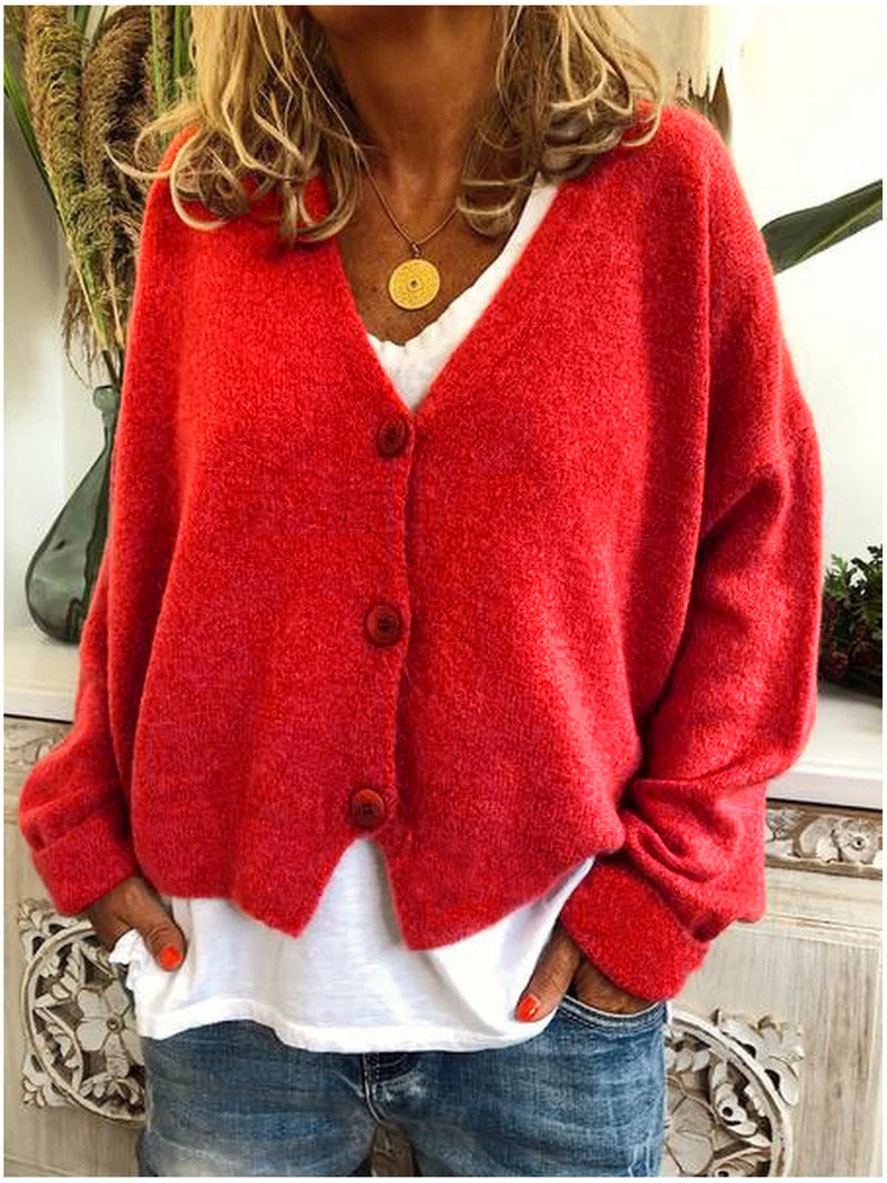 Rowyn Cardigan Donna – Cardigan Confortevole a Maglia Morbida con Décolleté in V Elegante