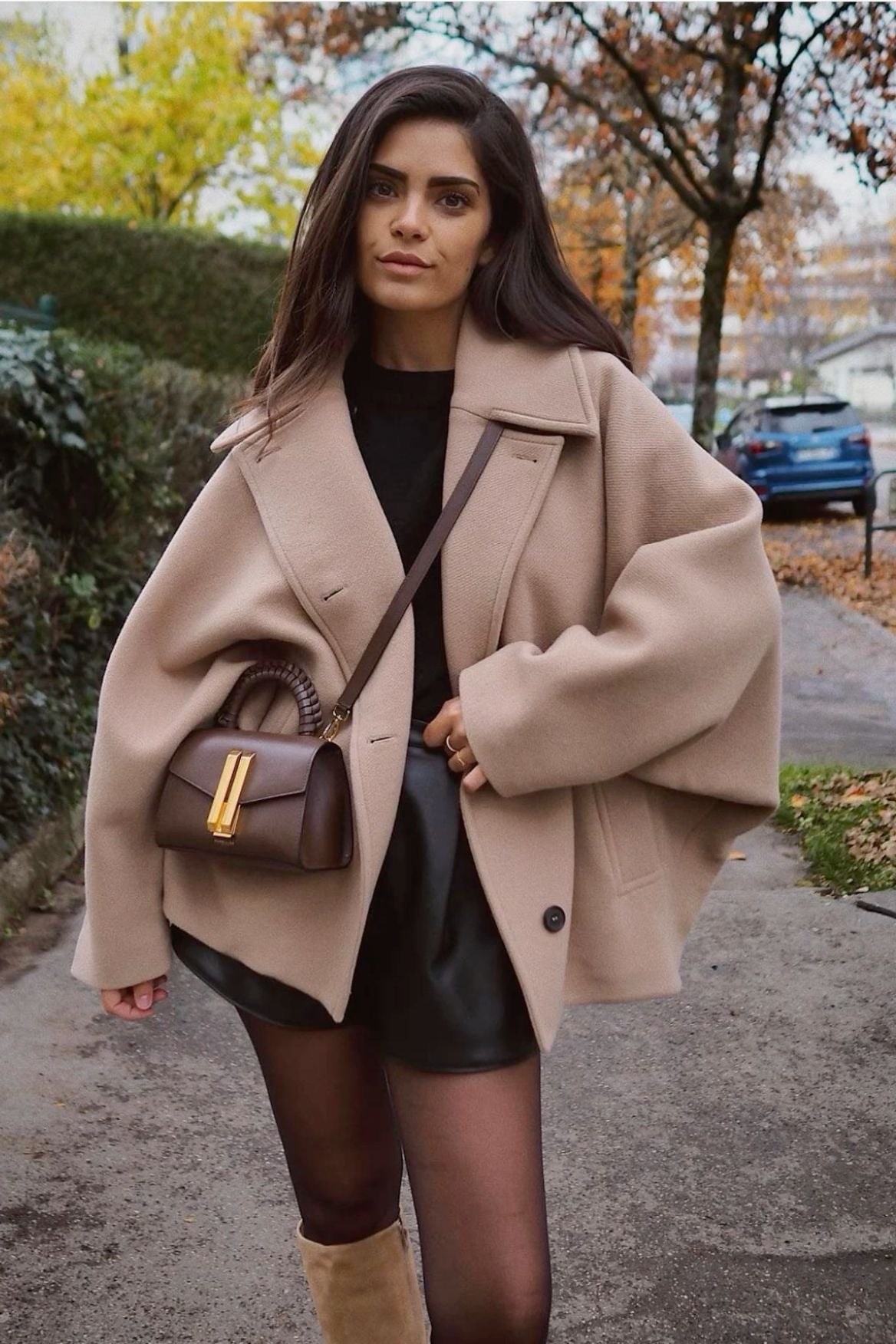 Lainey Cappotto Donna – Cappotto Oversize in Lana Elegante & Confortevole per Inverno