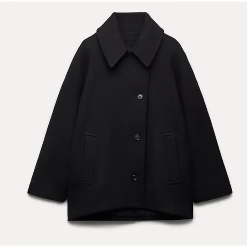 Lainey Cappotto Donna – Cappotto Oversize in Lana Elegante & Confortevole per Inverno