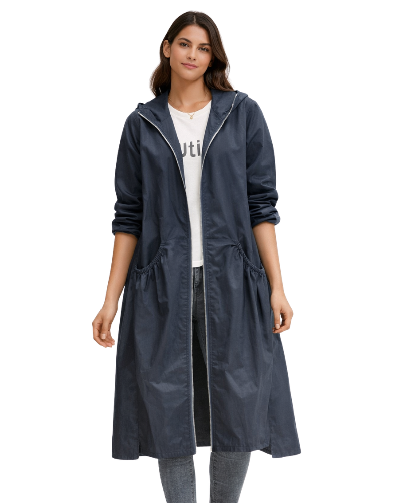 Mariah Cappotto di Pluie Long Donna – Imperméable Elegante Linea Moderne & Respirant