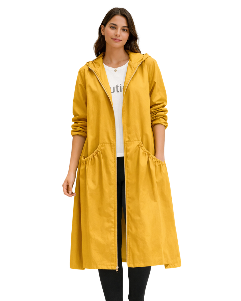 Mariah Cappotto di Pluie Long Donna – Imperméable Elegante Linea Moderne & Respirant