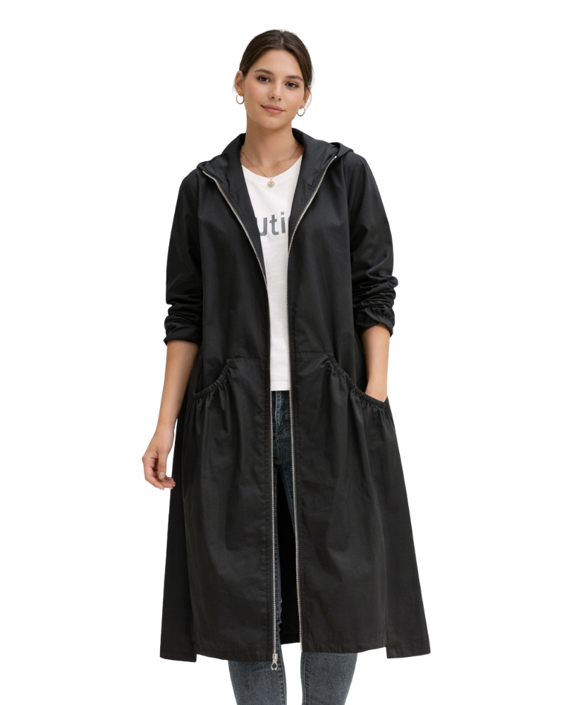 Mariah Cappotto di Pluie Long Donna – Imperméable Elegante Linea Moderne & Respirant