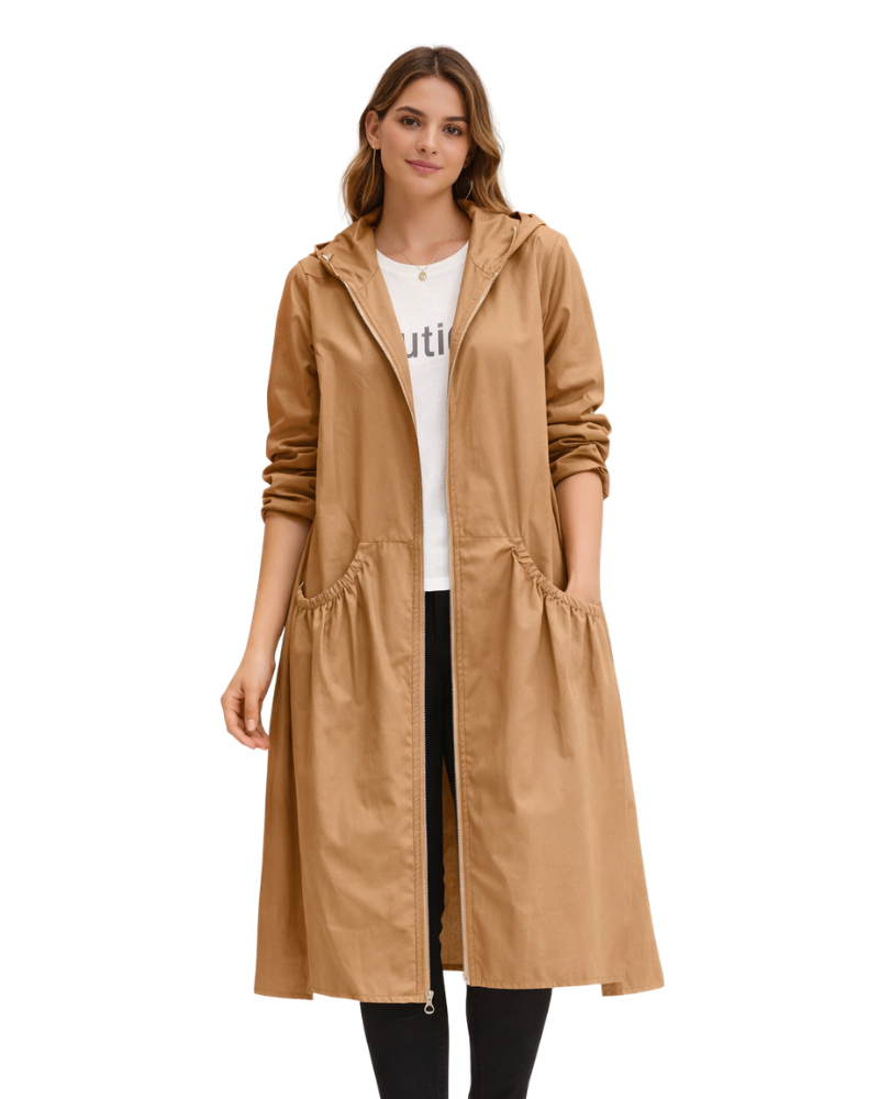 Mariah Cappotto di Pluie Long Donna – Imperméable Elegante Linea Moderne & Respirant