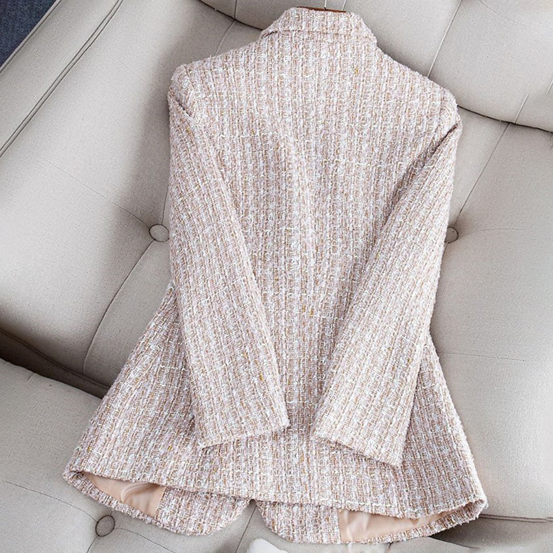 Blazer Donna in tessuto caldo, a quadri — vista 4