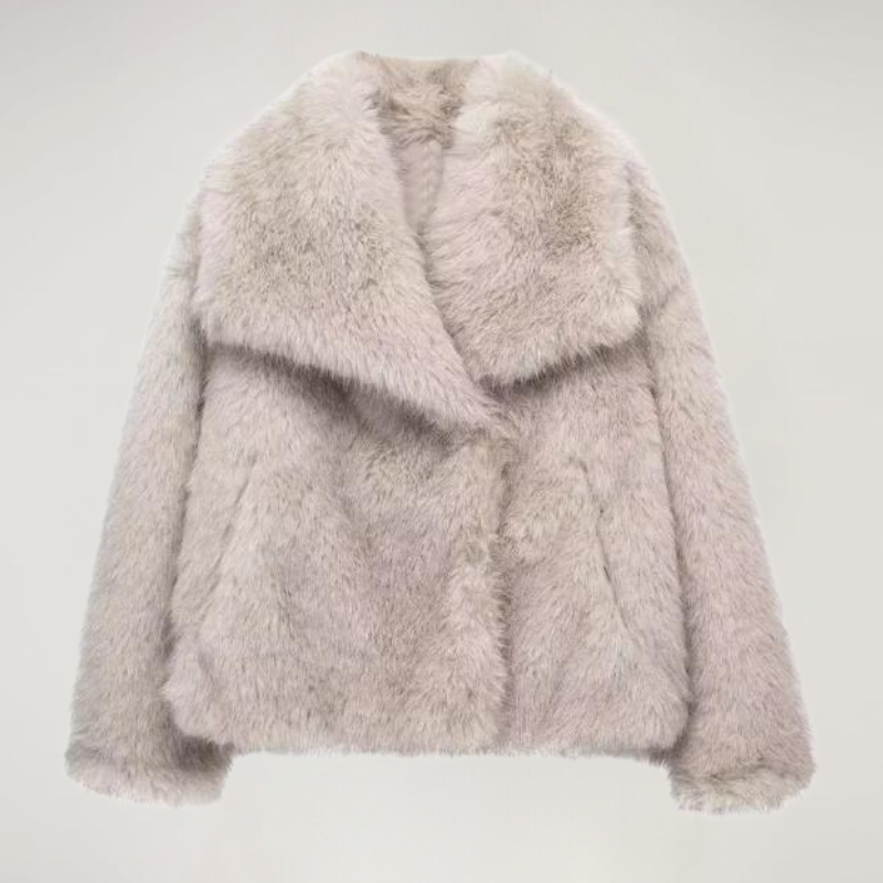 Liliana Cappotto Luxe Donna – Faux Fur Coat Ultra-Morbido al Style Elegante per l’Inverno