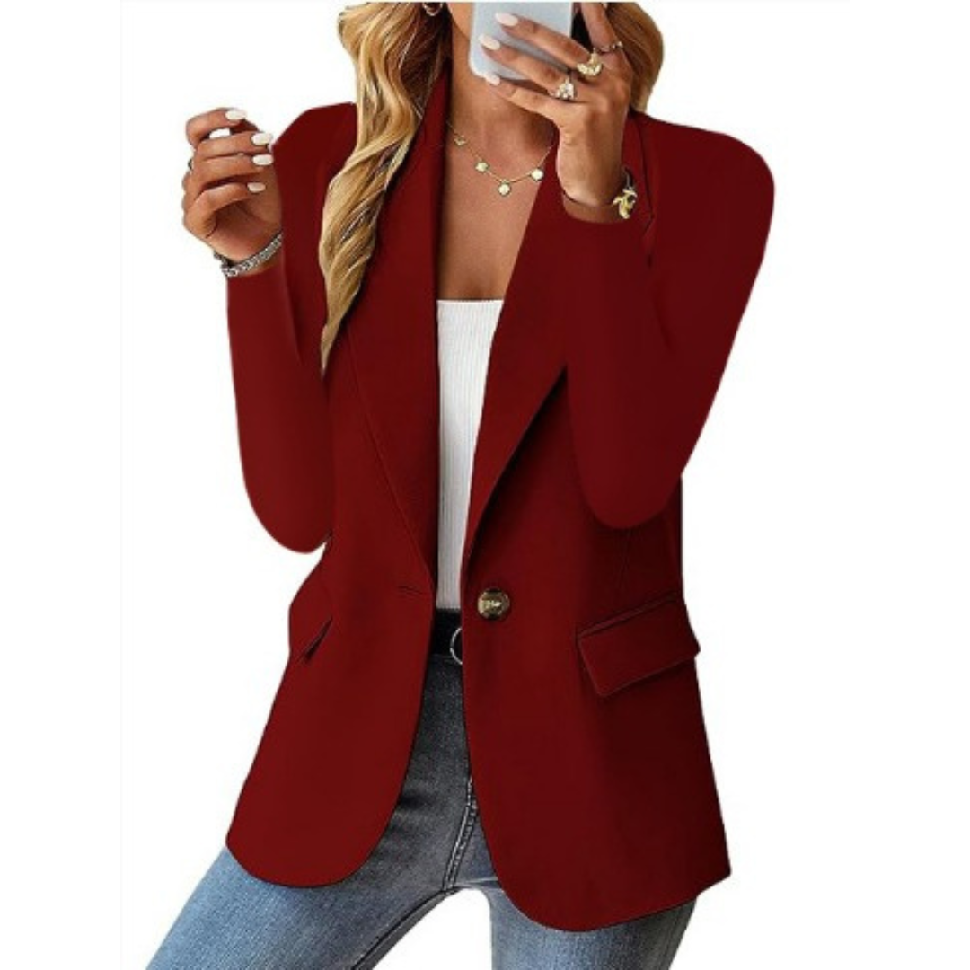 Blazer Donna in tessuto caldo, finitura liscia — vista 8