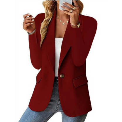 Blazer Donna in tessuto caldo, finitura liscia — vista 8