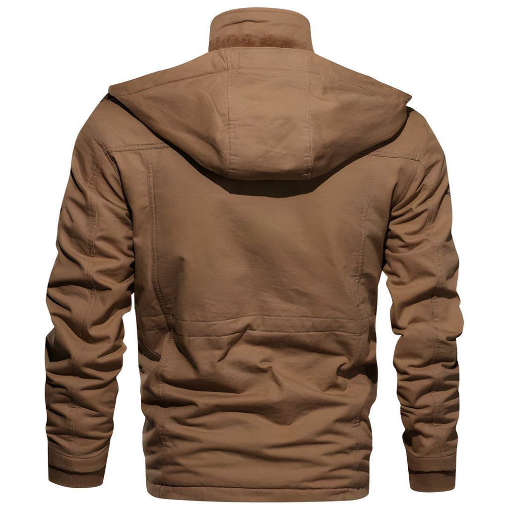 Logan Giacca Militaire Uomo – Cappotto Imperméable con Doublure Polaire & Taille Regolabile