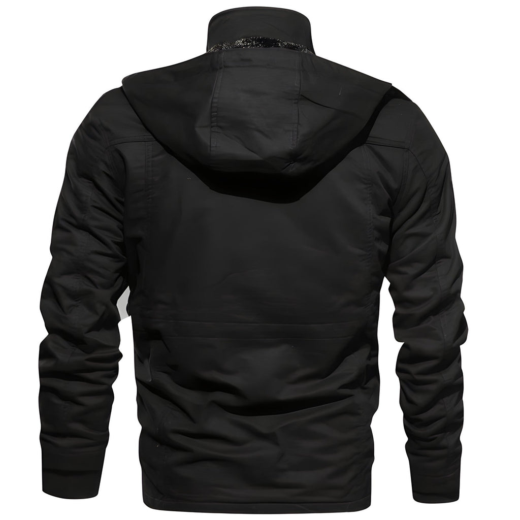 Logan Giacca Militaire Uomo – Cappotto Imperméable con Doublure Polaire & Taille Regolabile
