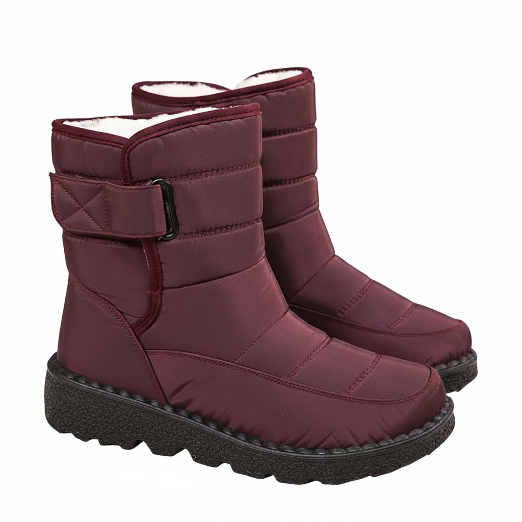 Loisa Stivali d’Inverno Imperméables – Stivali Antidérapantes Doublées Fourrure per Neige