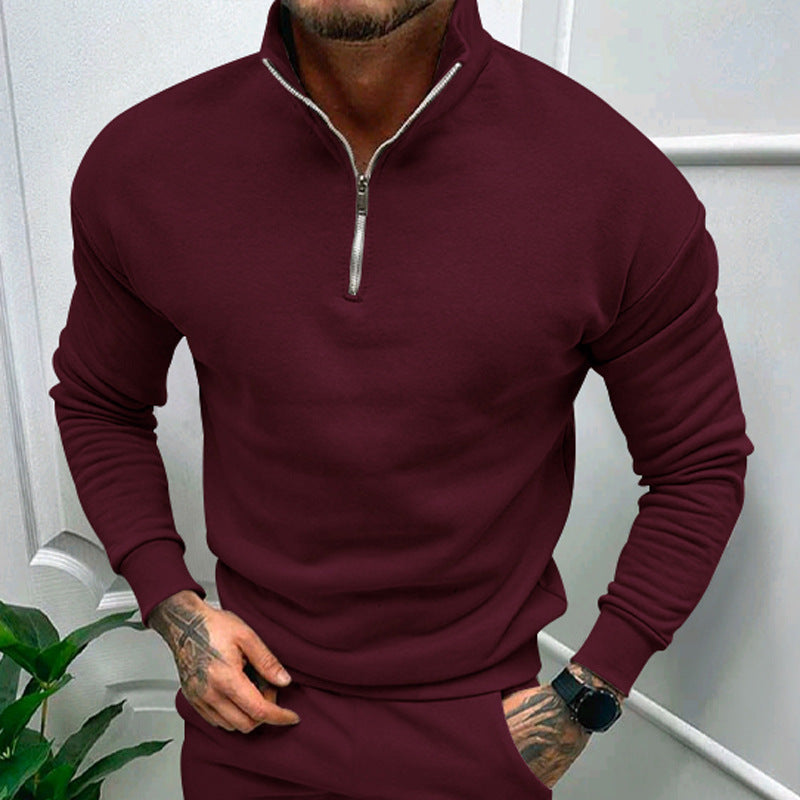 Dettaglio taglio elegante — maglione uomo