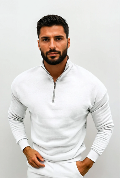 Maglione Uomo indossato, vista completa