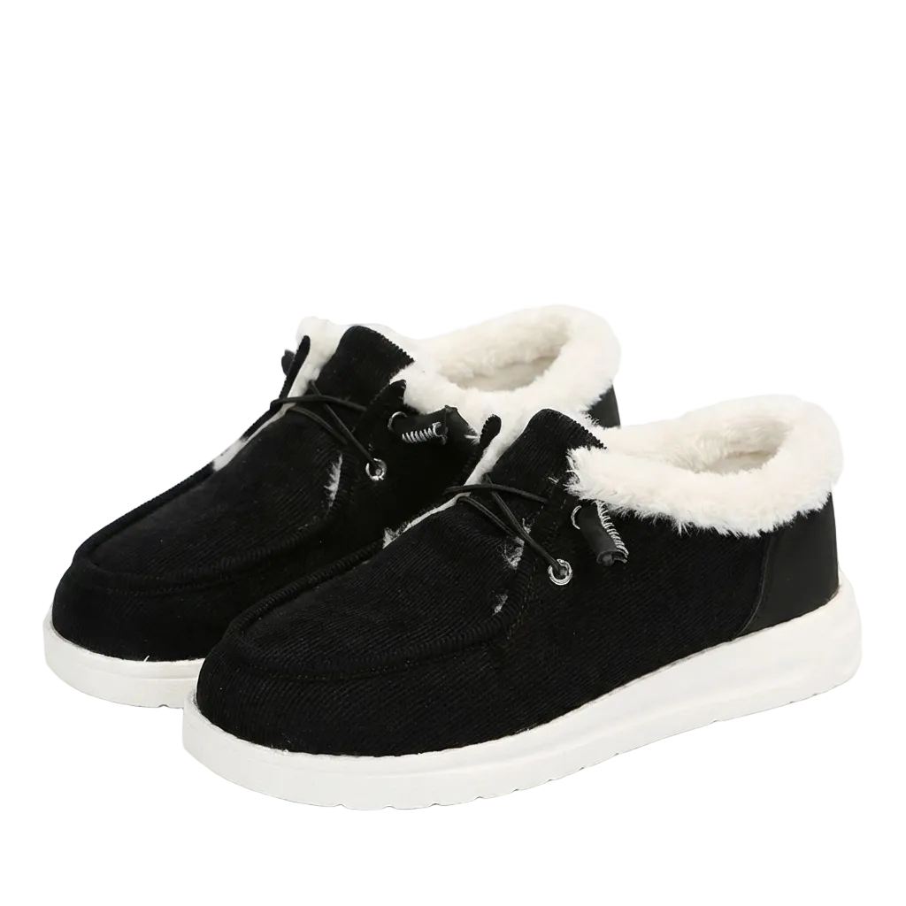 Maren Stivali Slip-On Donna – Doublure Peluche, Antidérapantes & Leggeri d’Inverno