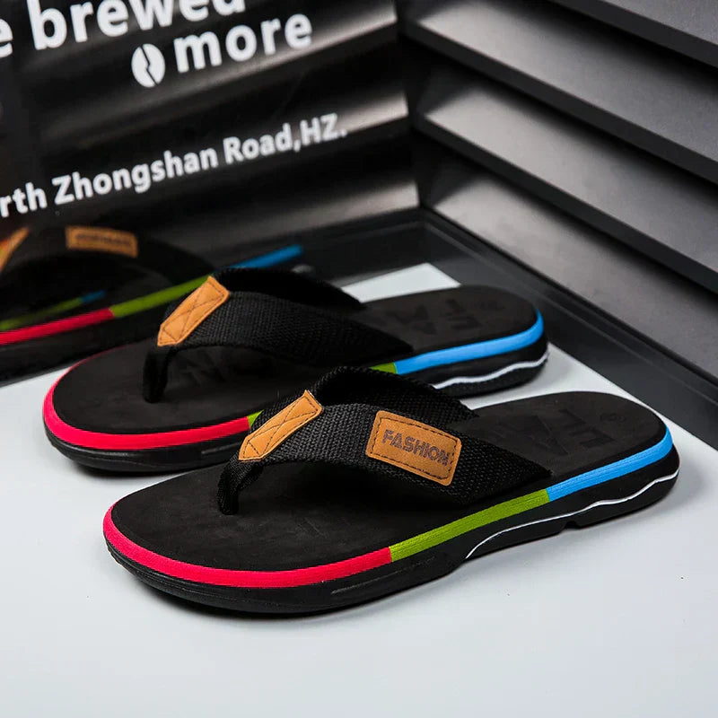 Joziah Infradito per Uomo – Design Multicolore, Comfort Coussiné e Sandali d’Estate Durables