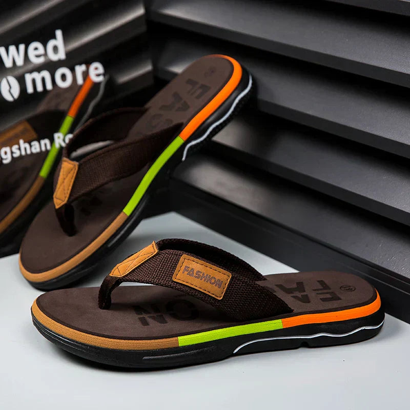 Joziah Infradito per Uomo – Design Multicolore, Comfort Coussiné e Sandali d’Estate Durables