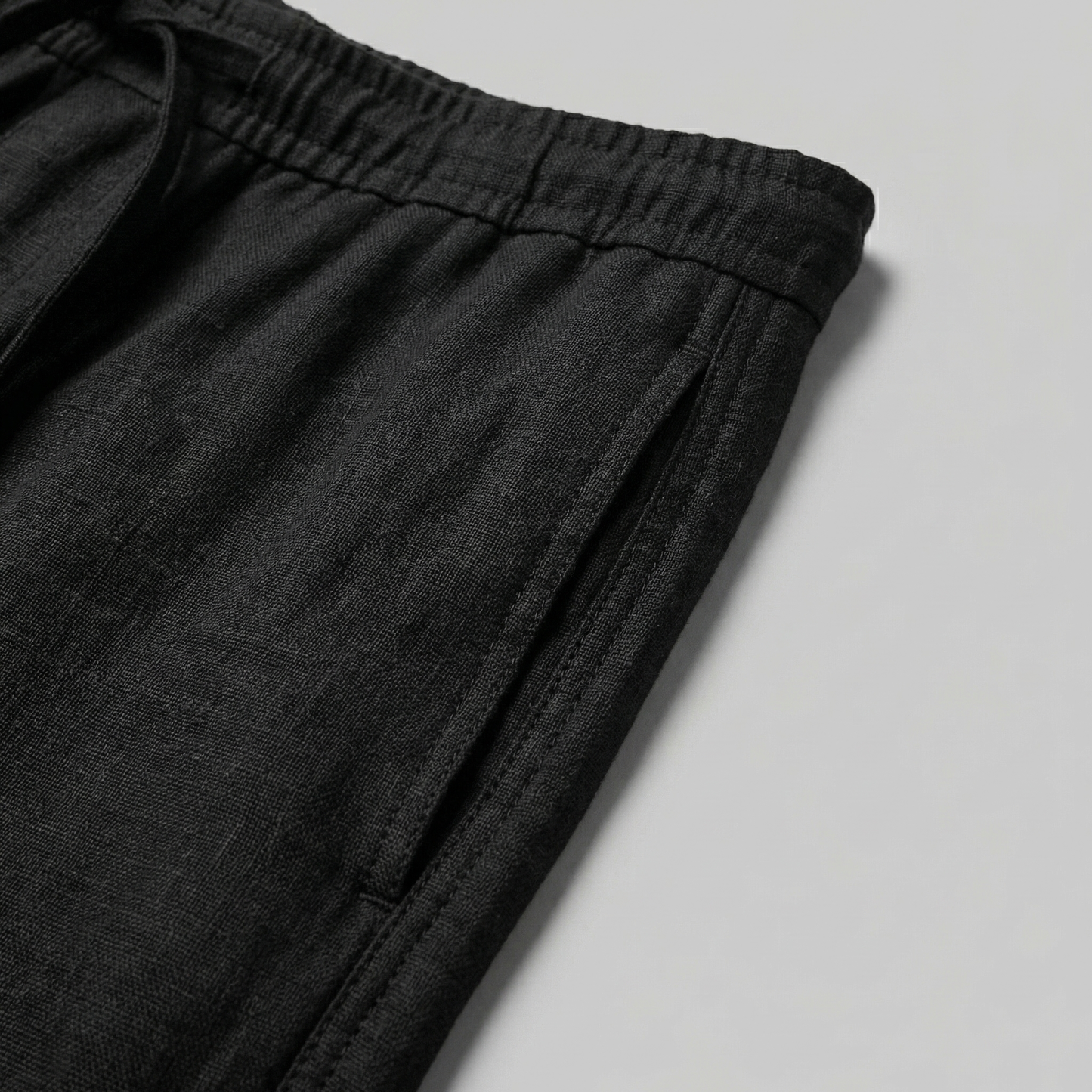 Pantaloni Uomo in lino, taglio aderente estivo — vista 13