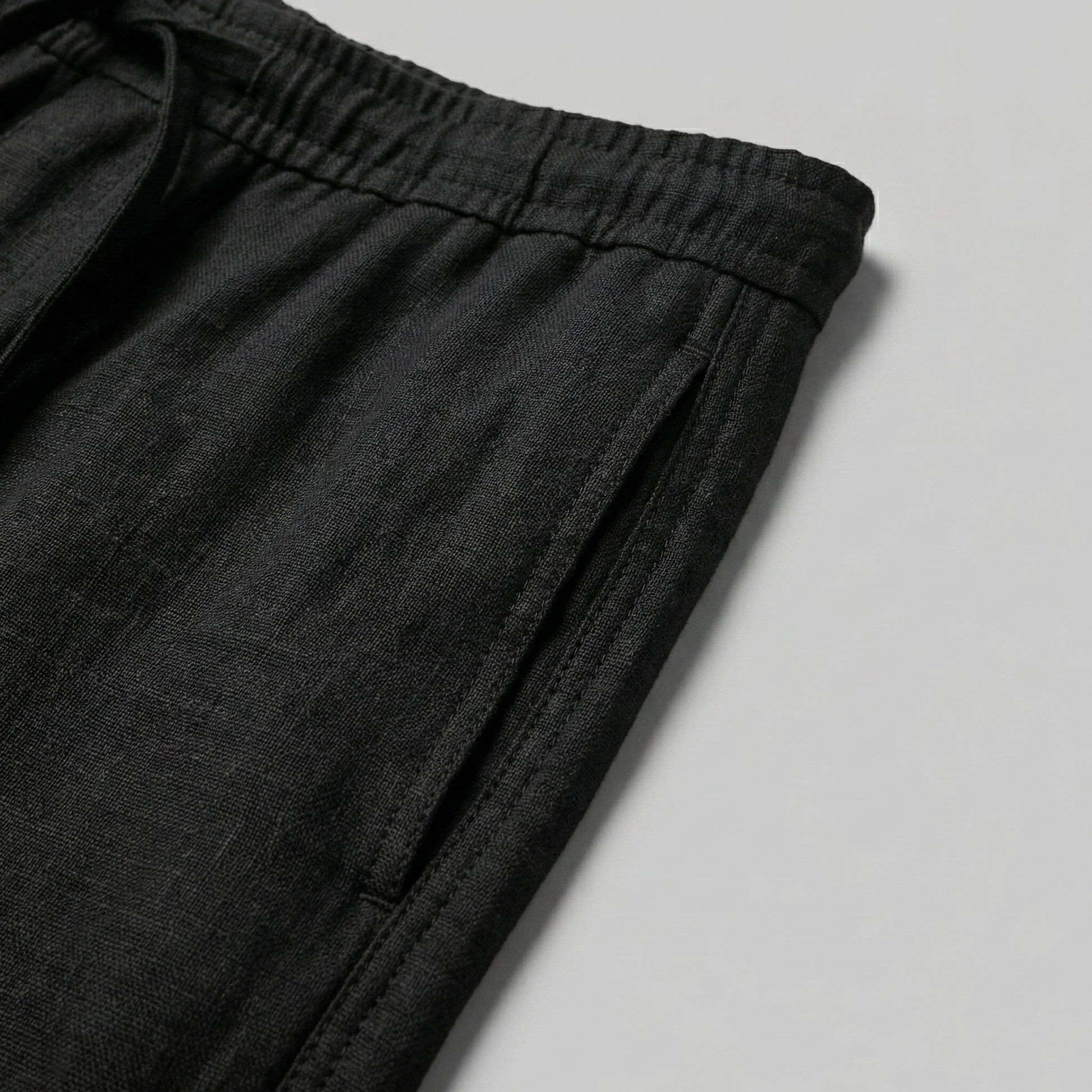 Pantaloni Uomo in lino, taglio aderente estivo — vista 13