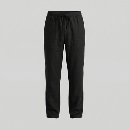Pantaloni Uomo in lino, taglio aderente estivo — vista 14