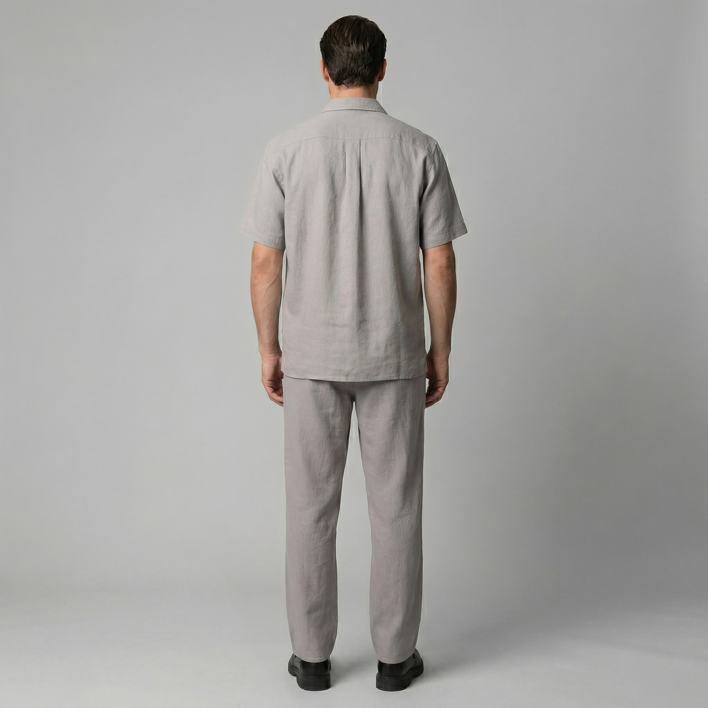 Pantaloni Uomo in lino, taglio aderente estivo — vista 21