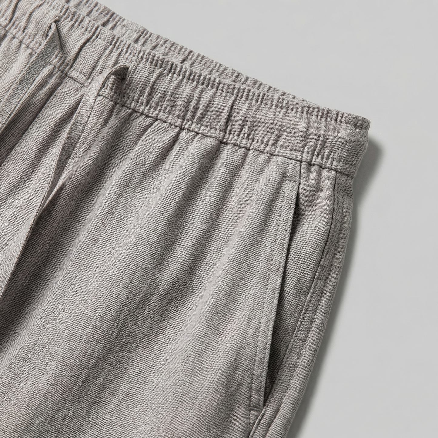 Pantaloni Uomo in lino, taglio aderente estivo — vista 23