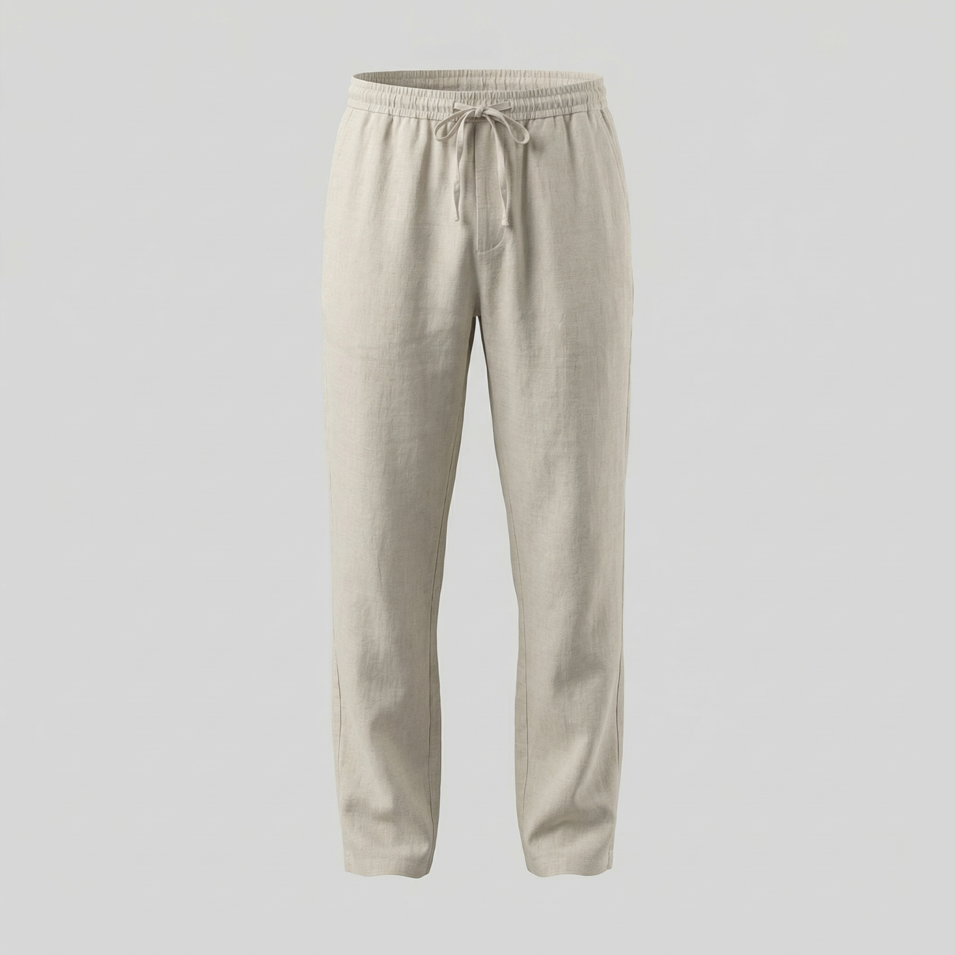 Pantaloni Uomo in lino, taglio aderente estivo — vista 5
