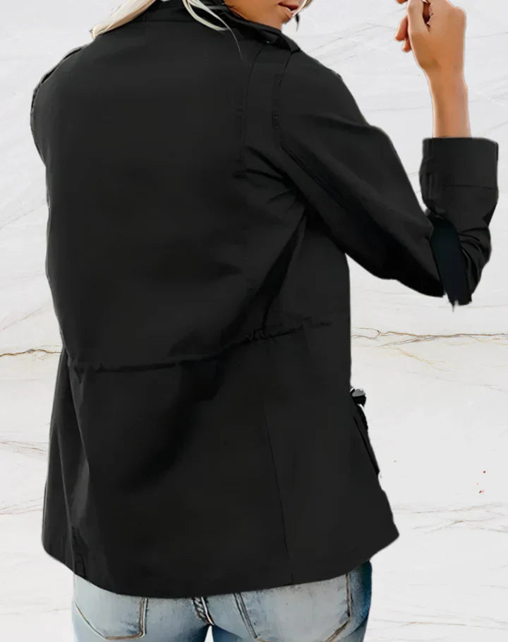 Nora Giacca Donna – Elegante Giacca a Maniche Lunghe con Quatre Tasche Pratiques