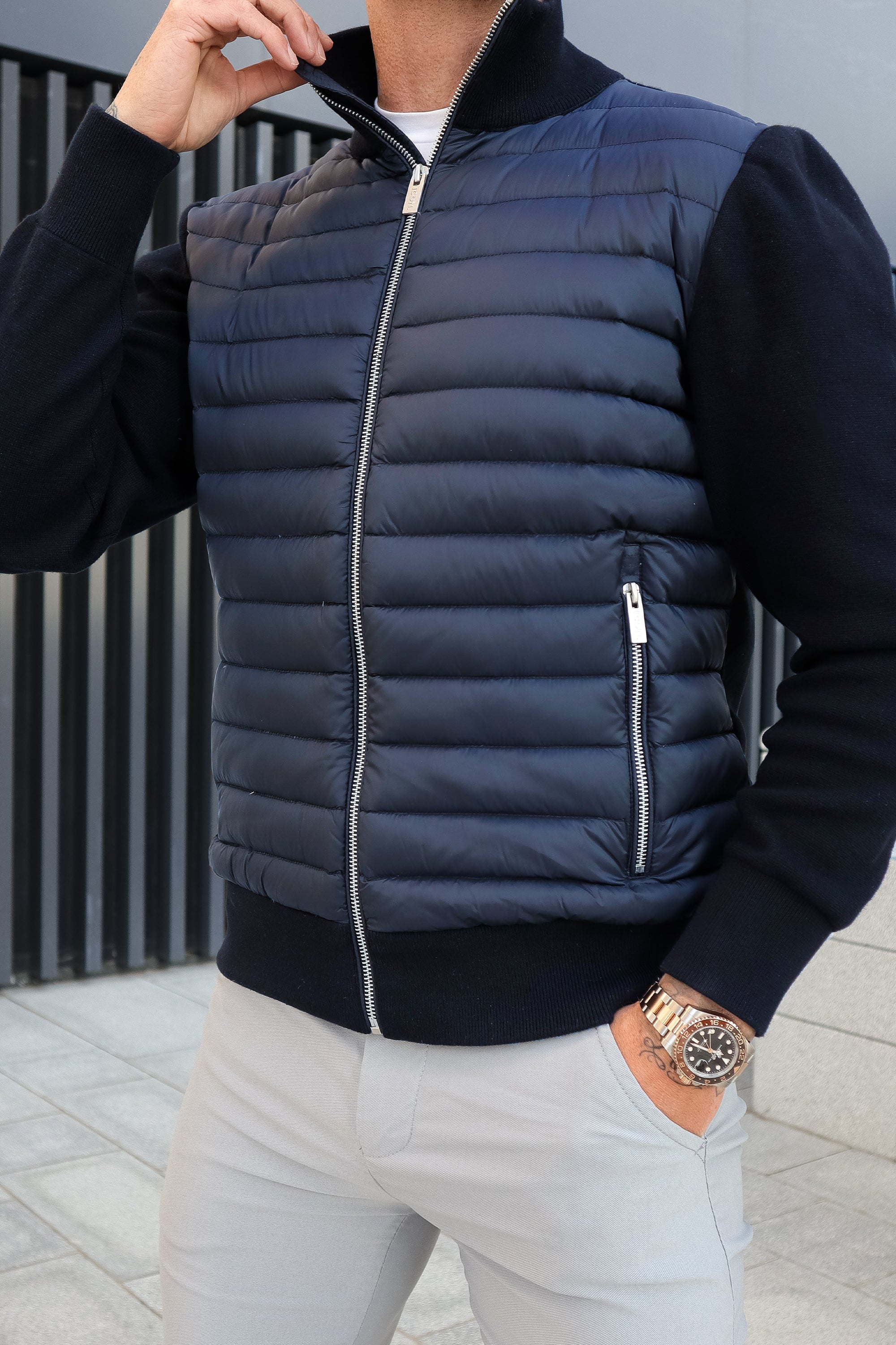 Xian Giacca Hybride Uomo – Linea Ajustée, Manches Amovibles & Style Polyvalent