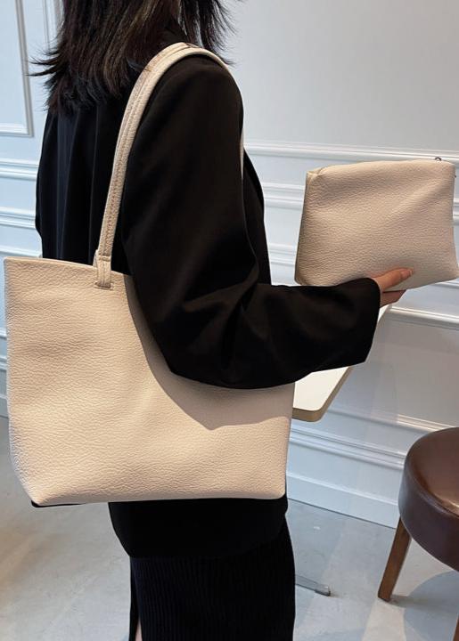 Reyna Borsa Cabas Donna – Design Minimaliste Spacieux in Simili-Cuir Durable