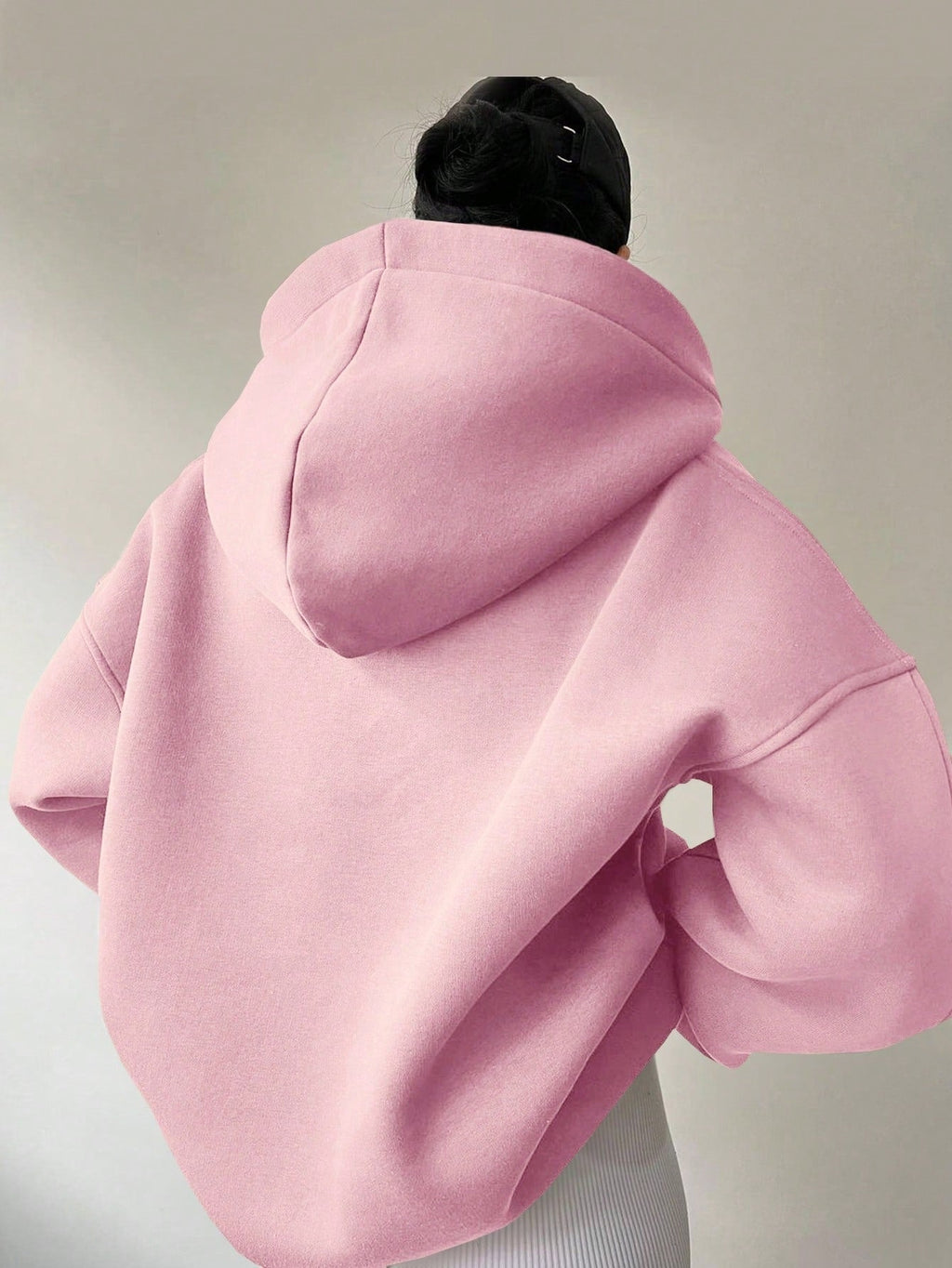Nayeli Sweat Donna – Felpa con Cappuccio Ampia Uni & Confortevole per un Style Casual Automne/Inverno