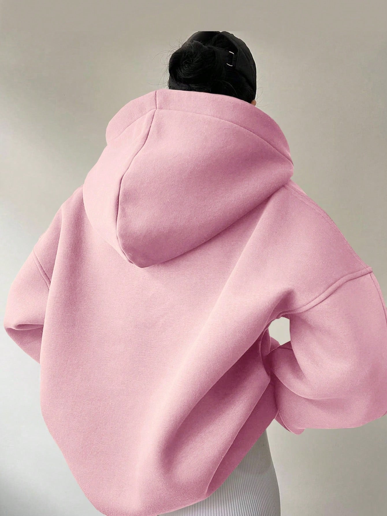 Nayeli Sweat Donna – Felpa con Cappuccio Ampia Uni & Confortevole per un Style Casual Automne/Inverno