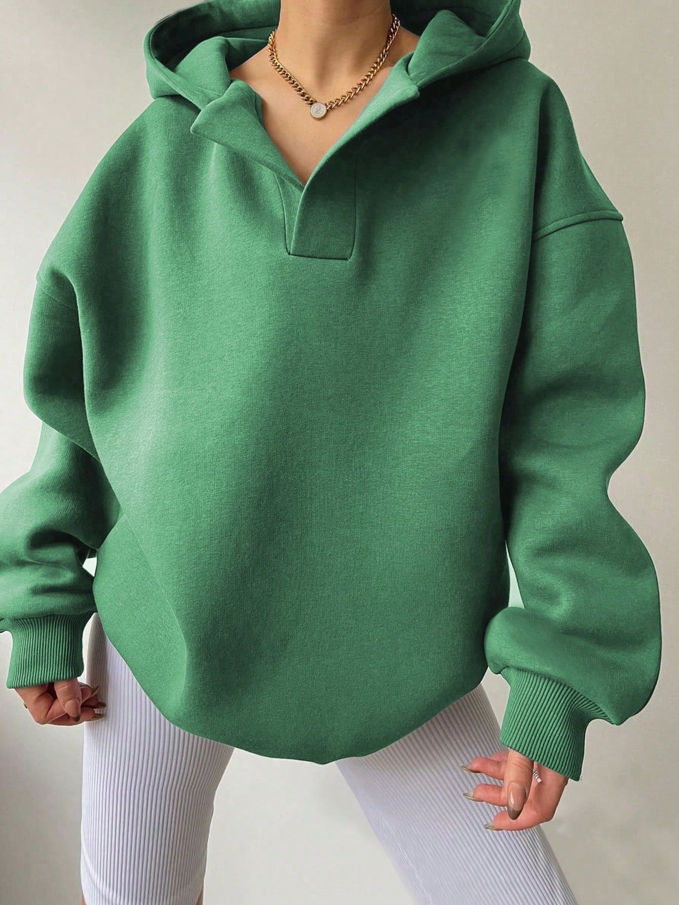 Nayeli Sweat Donna – Felpa con Cappuccio Ampia Uni & Confortevole per un Style Casual Automne/Inverno