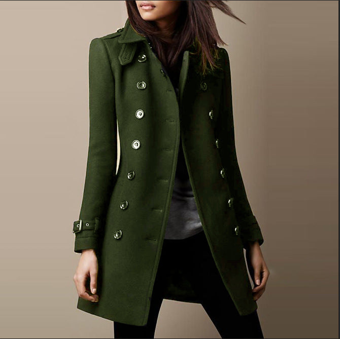 Lucille Cappotto Donna – Cappotto Long Elegante in Lana Prestige al Style Intemporel