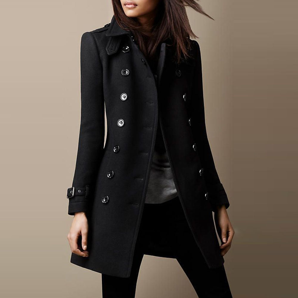 Lucille Cappotto Donna – Cappotto Long Elegante in Lana Prestige al Style Intemporel
