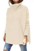 Gracie Maglione Dolcevita Donna – Maglia Ultra-Morbida Oversize con Col Top & Style Elegante