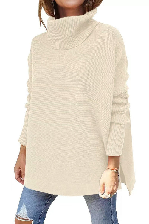Gracie Maglione Dolcevita Donna – Maglia Ultra-Morbida Oversize con Col Top & Style Elegante
