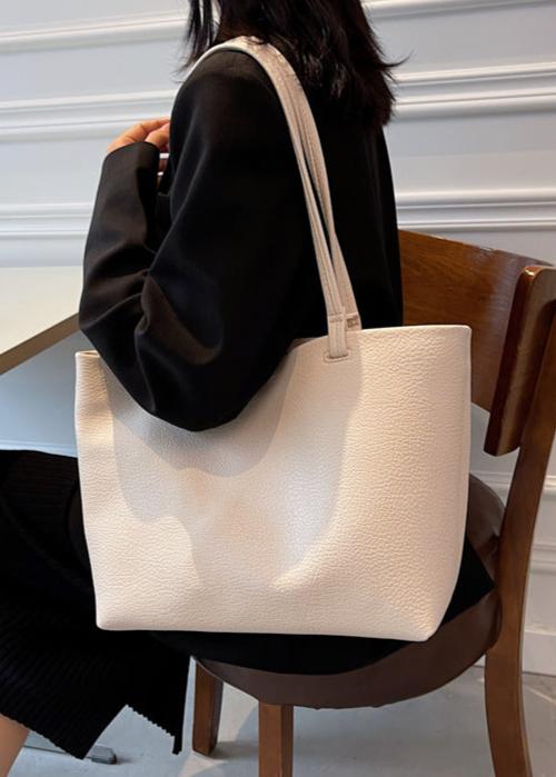 Reyna Borsa Cabas Donna – Design Minimaliste Spacieux in Simili-Cuir Durable