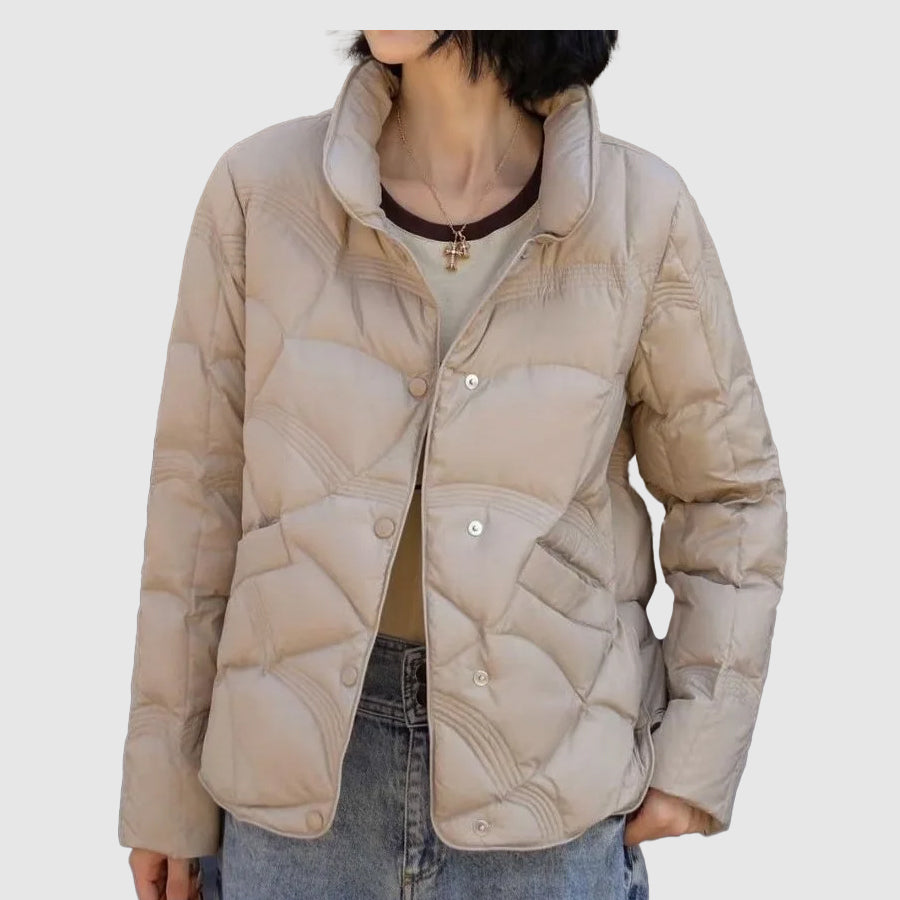 Ziana Giacca Matelassée Donna – Linea Confortevole Inverno & Isolation Chaude Boutonnée