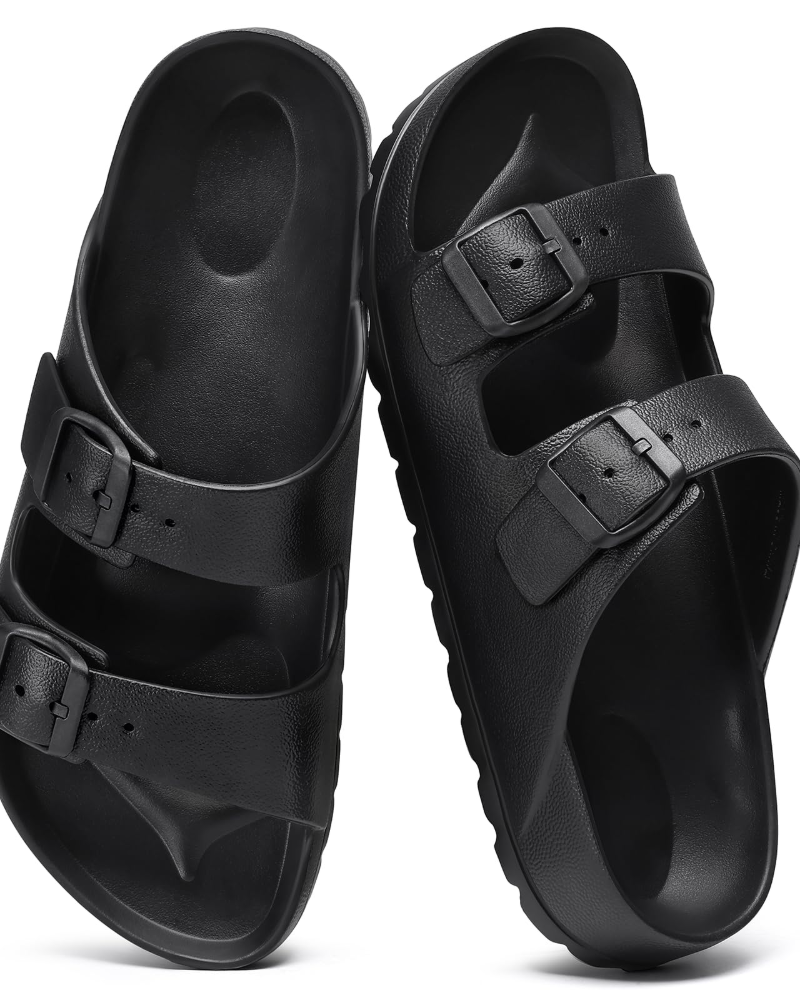 Olyra Sandali Donna – Slides Comfort EVA con Double Boucle Réglable & Supporto Plantare