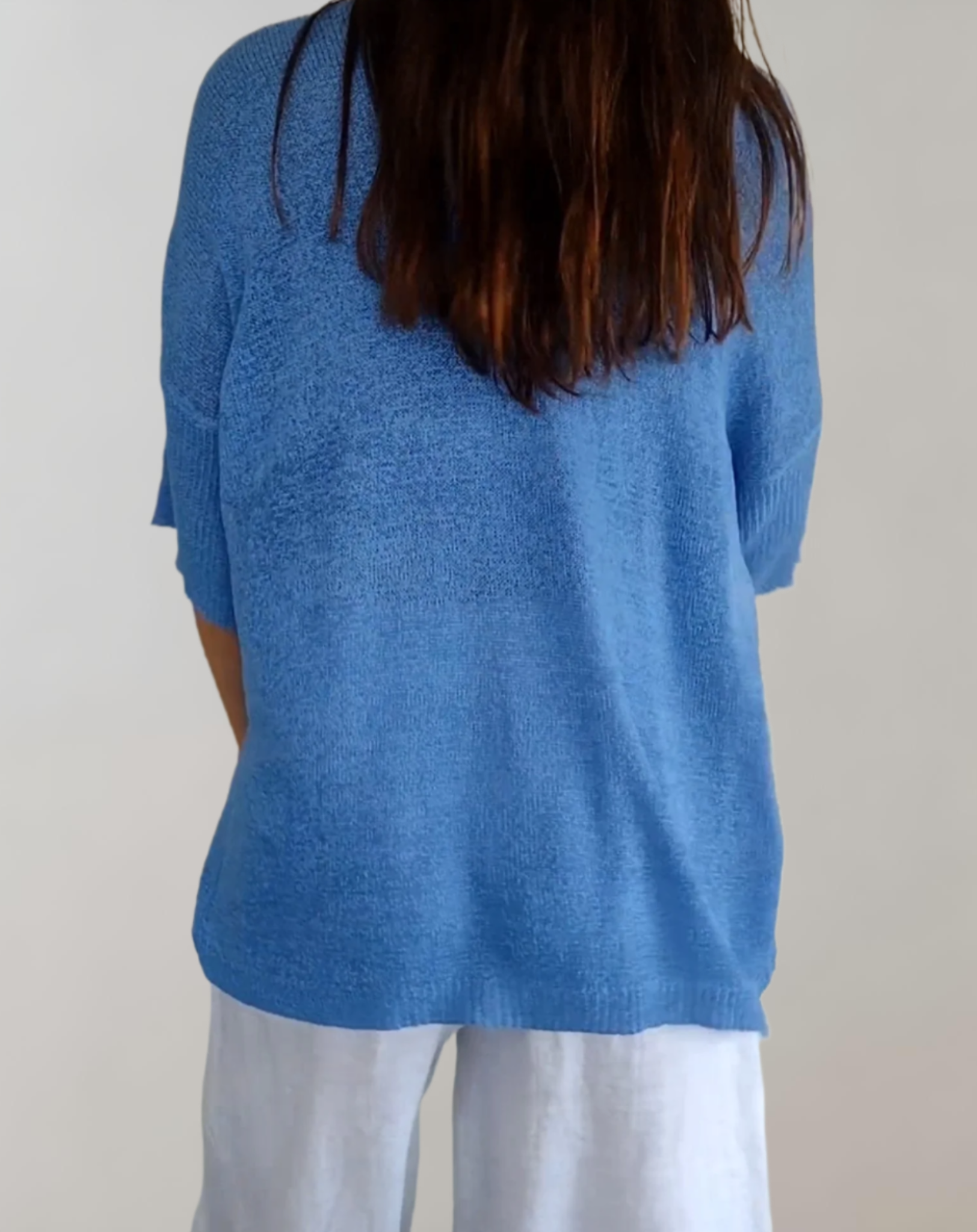 Marise Top in Maglia Donna – Top Long Leggero con Col in V & Look Casual Elegante